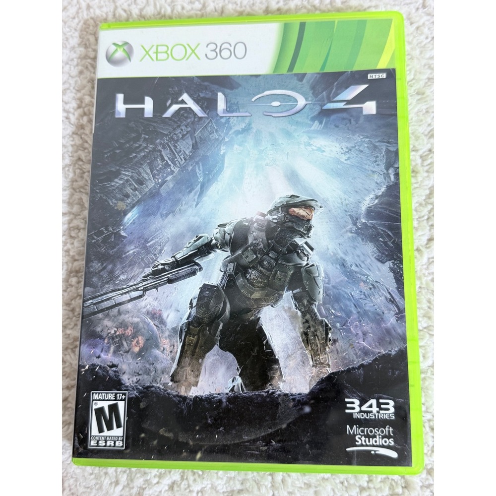 Halo 4 Microsoft Xbox 360 Game 2012 343 Industries Master Chief Sci-Fi FPS
